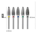 Kit 5 Brocas Tungstênio-protése-manicure Limpeza De Cutícula