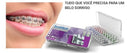 Kit Com 50 Casos De Bráquetes Roth Monobloco Tecnident