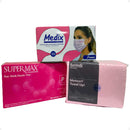 Kit Luva Babador Máscara Descartável Rosa Barbie(rosa,p)