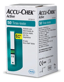 Tiras Para Medição De Glicose Accu Chek Active Caixa Com 50 Un