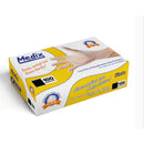 Luva Vinil Caixa 50 PARES 100 Unidades - Medix(grande ( g ) com pó)