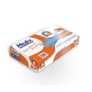 Luva nitrilo azul  Sem pó Kit c/3 - Medix - Total 300 unidades(grande (g))