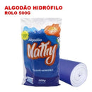 Algodão Hidrófilo Nathy - Rolo 500g - Kit Com 3 Pacotes