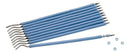 1000 Borrachinhas Aparelho Transparente Estético + Aplicador(pearl blue)