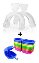 Moldeira Silicone Termomoldável 1 Par + Porta Moldeira