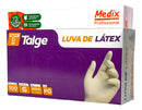 Luvas Descartáveis Medix Procedimento Cor Natural Tamanho G De Látex Com Pó Em Kit De 10 X 100 Unidades