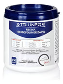Resina Acrílica Termopolimerizável Pó 450g - Triunfo(rosa medio)