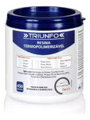 Resina Acrílica Termopolimerizável Pó 450g - Triunfo(rosa medio)