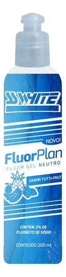 Flúor Gel Acidulado Ou Neutro 200ml - Allplan(acidulado morango)
