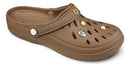Babuche Clog Ortopédico Feminino Boaonda Easy Gold-Off White/Gold,38(Off White/Gold,38)