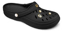 Babuche Clog Ortopédico Feminino Boaonda Easy Gold-Off White/Gold,38(Off White/Gold,38)